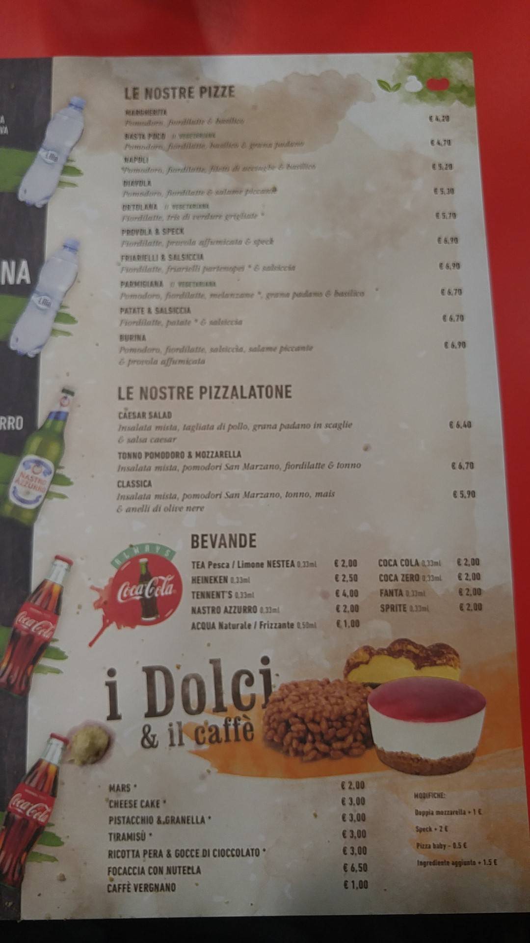 Menu At Basta Poco Restaurant Latina Via Don Carlo Torello