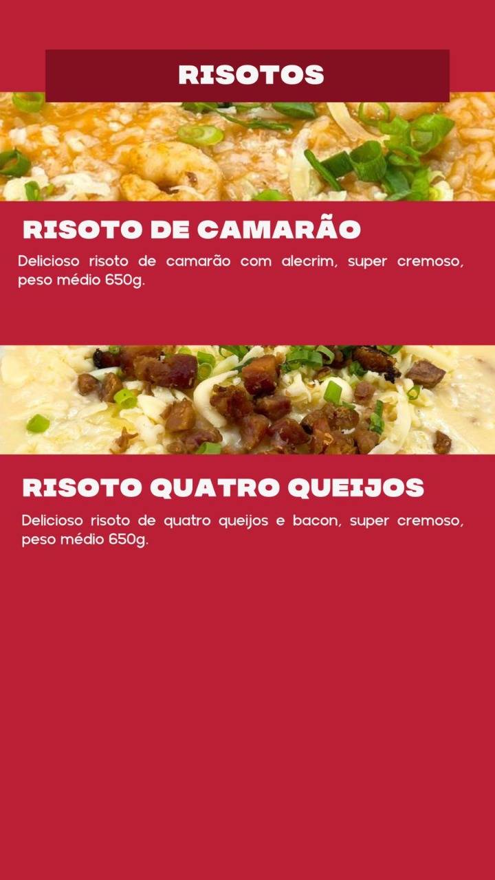 Ital'in House Guarujá cardápio