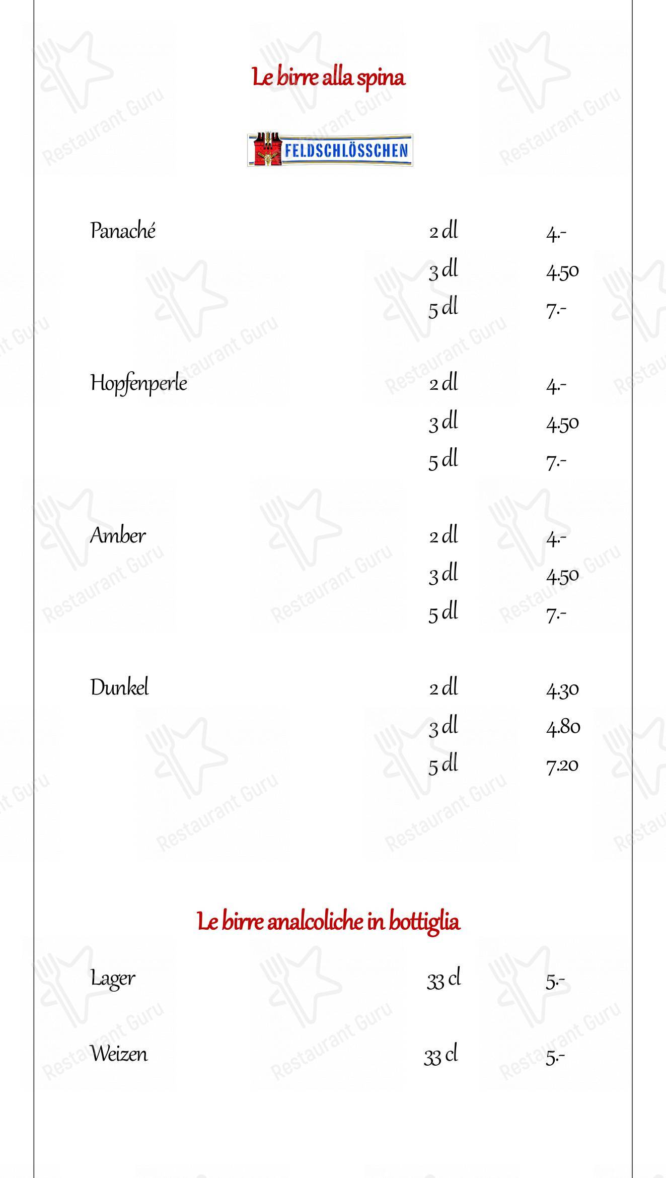 Основное меню per Ristorante Casa del Popolo ristorante