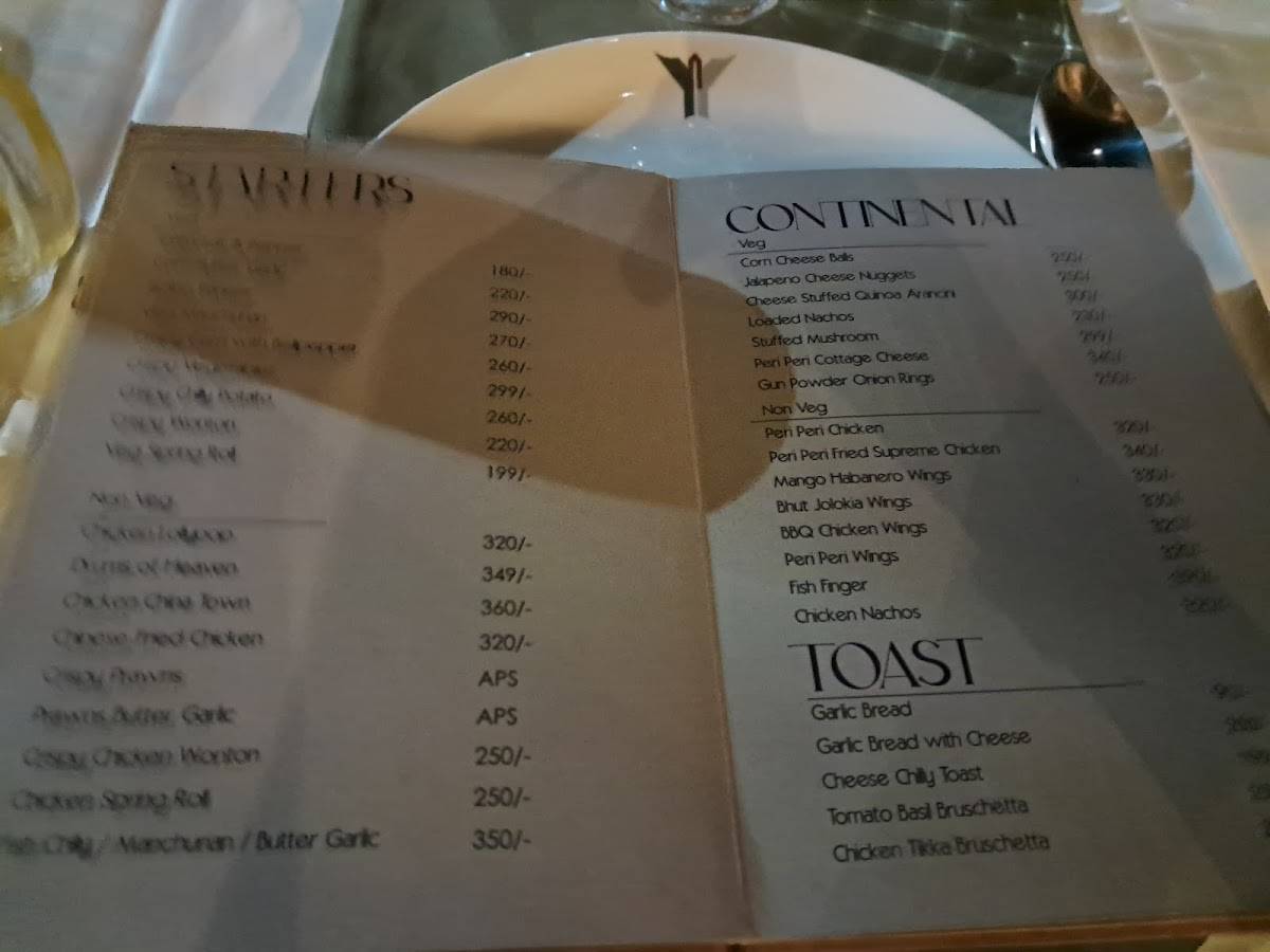 24 Carat Resto Bar menu