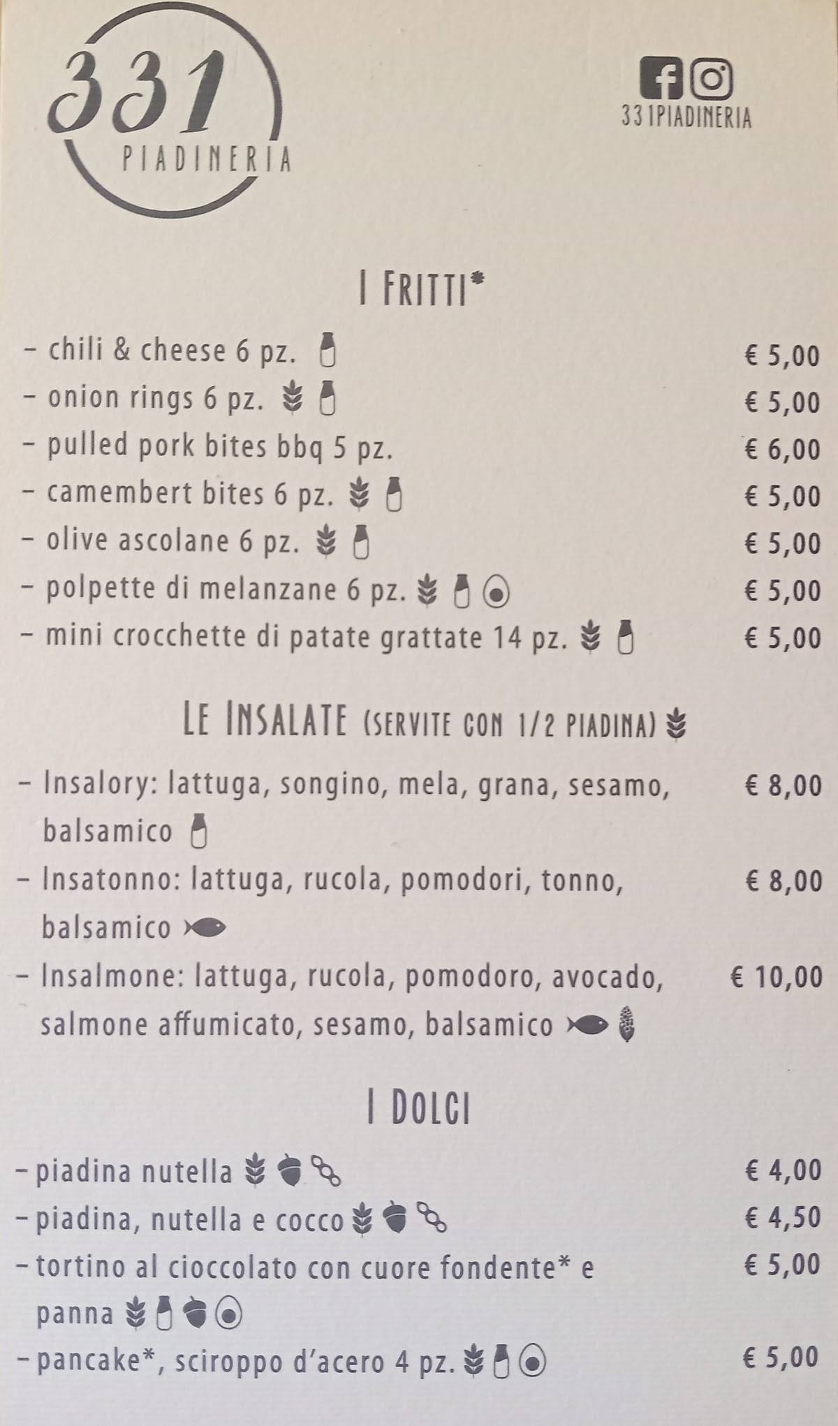 Menu di 331 