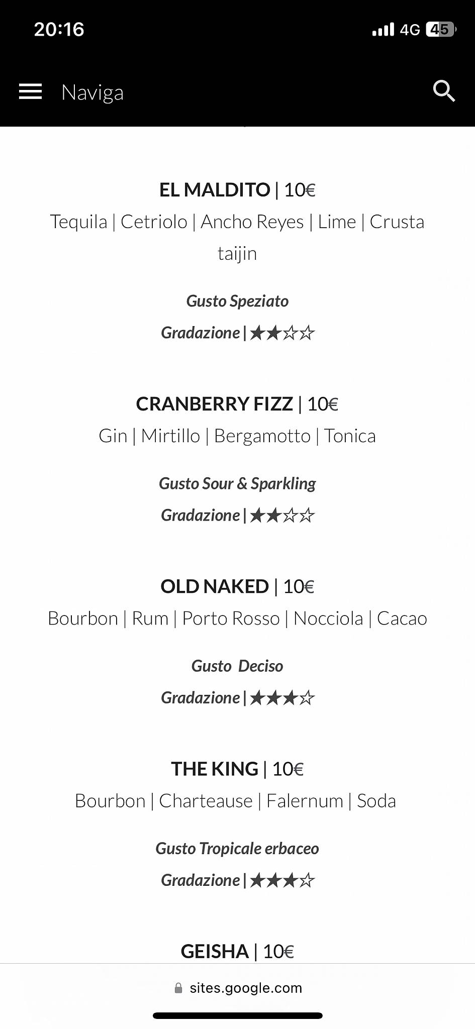 Menu di 692 Secret Garden 