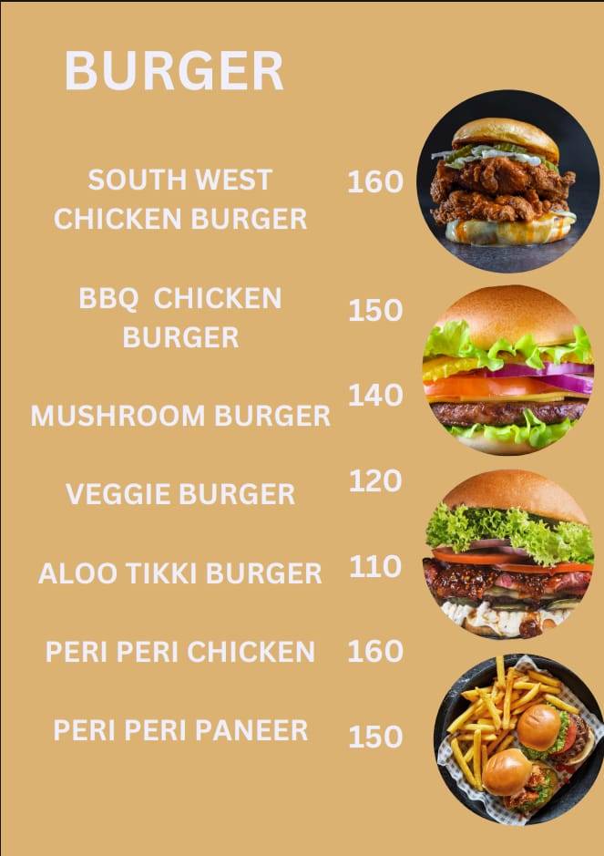 A1 Cafe menu