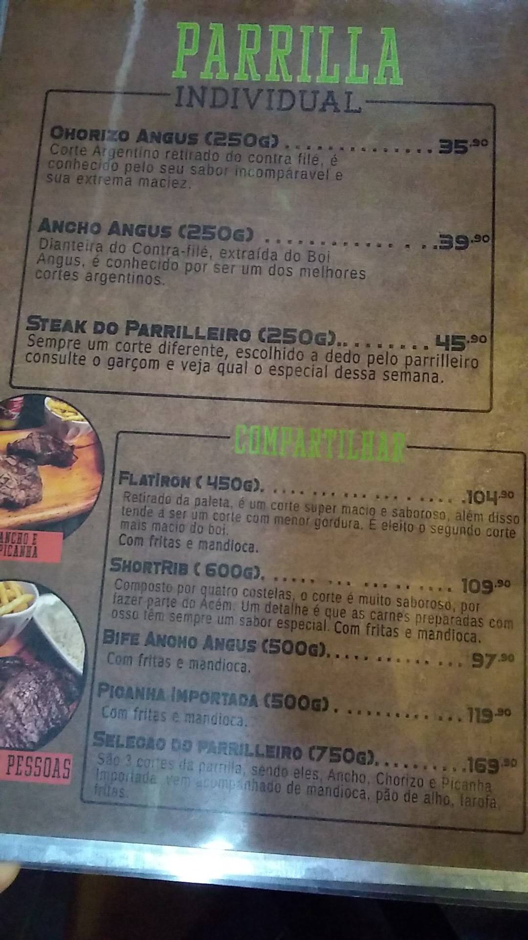 Alecrim Smoke House Guará cardápio