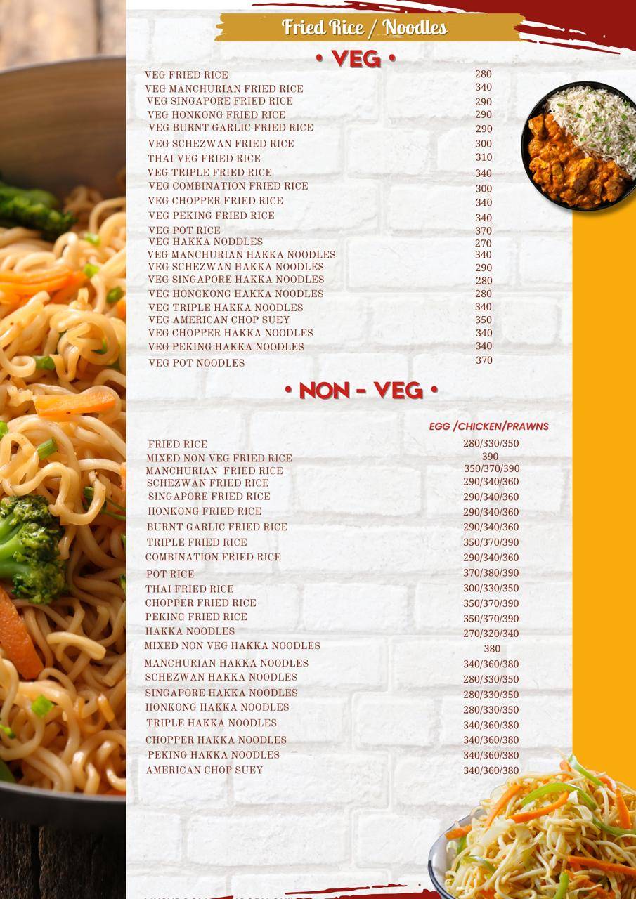 AL's Kitchen and Grill, Orlem, Malad menu