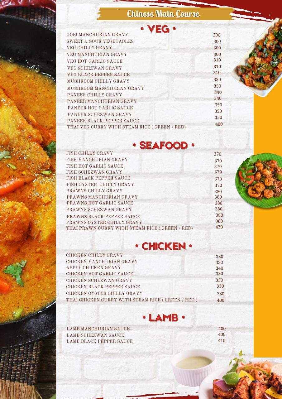 AL's Kitchen and Grill, Orlem, Malad menu