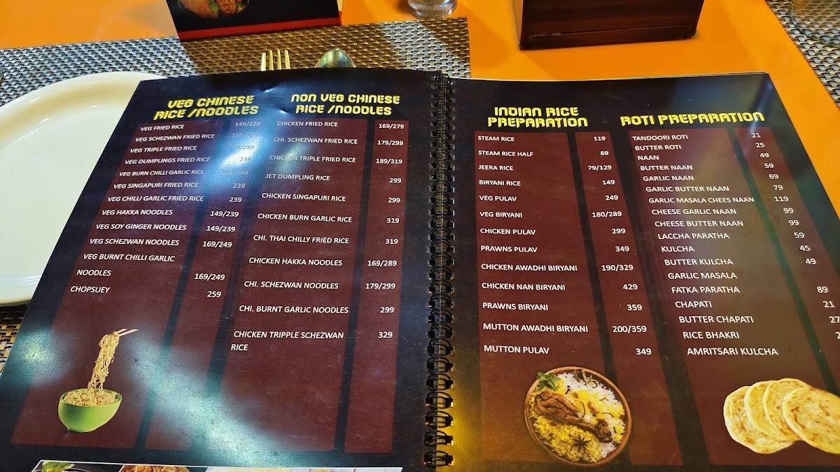ANNAMAYYA RESTAURANT menu