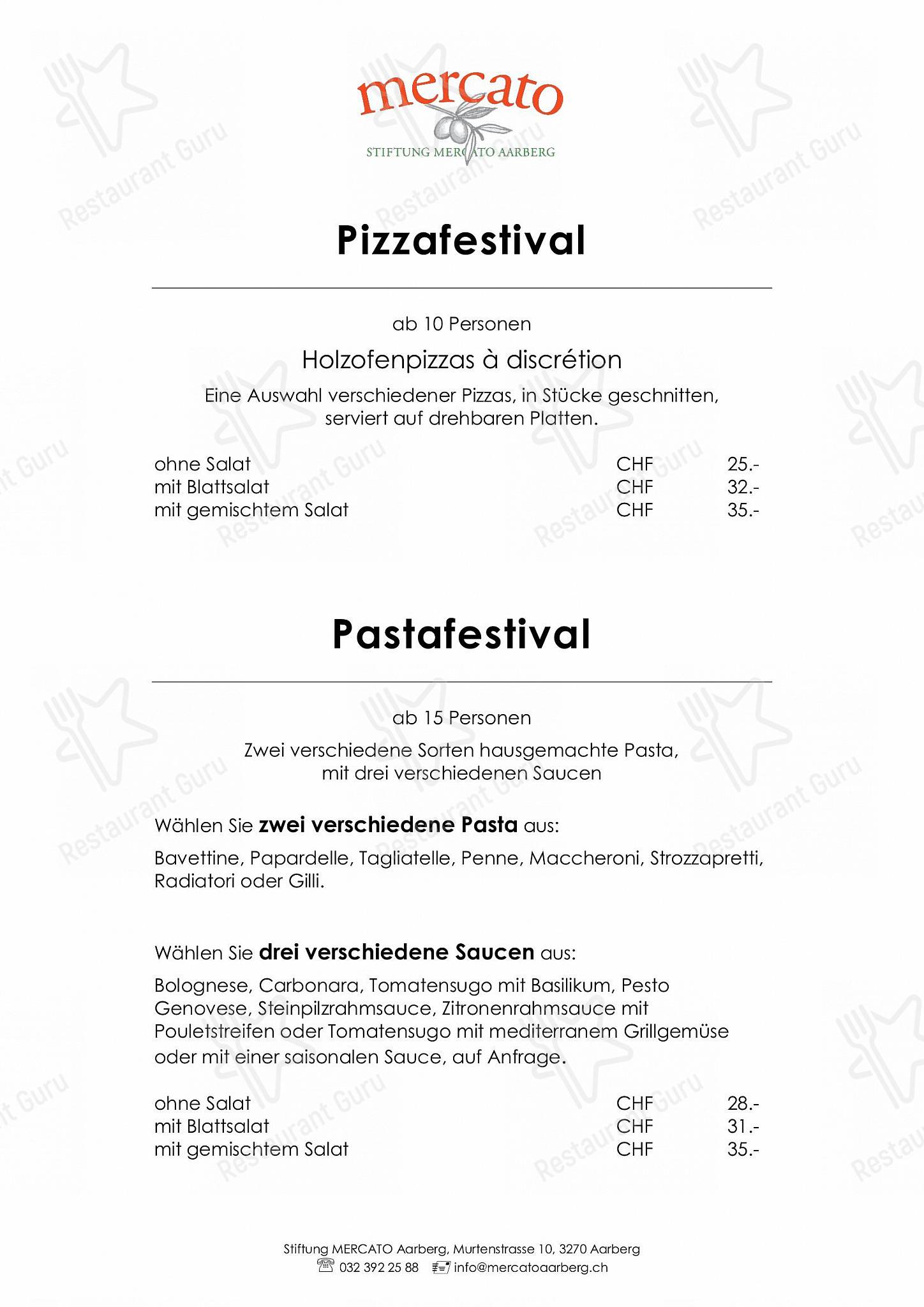 Christmas Menu per Mercato in Aarberg