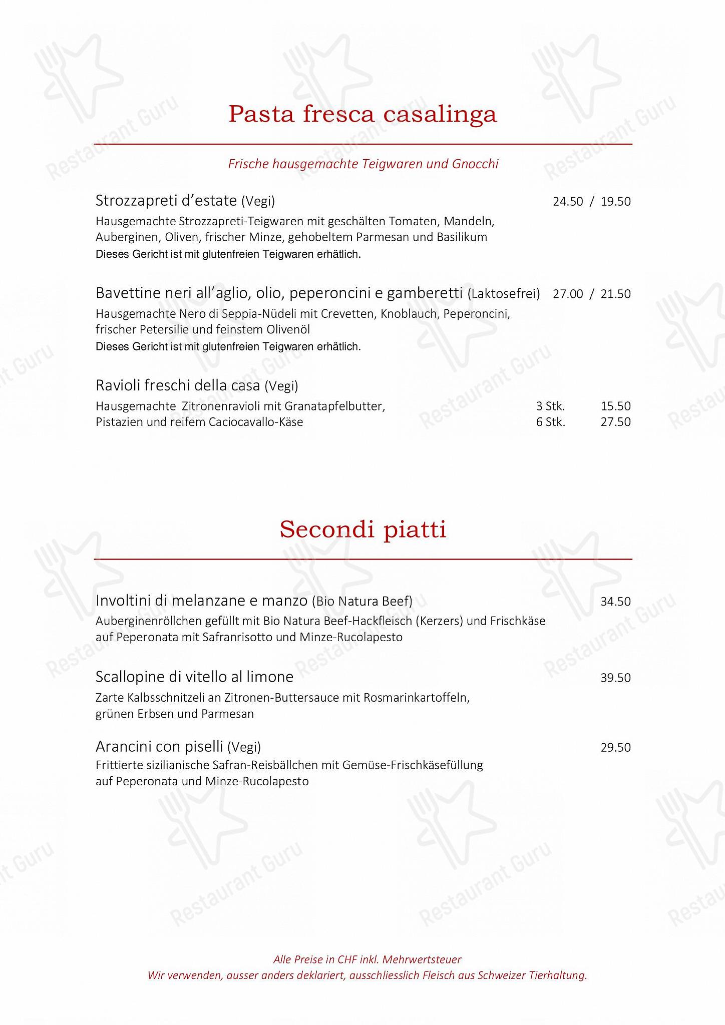 Christmas Menu per Mercato in Aarberg