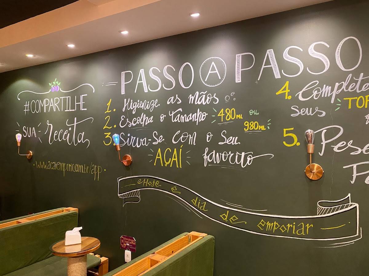 Açaí Empório cardápio