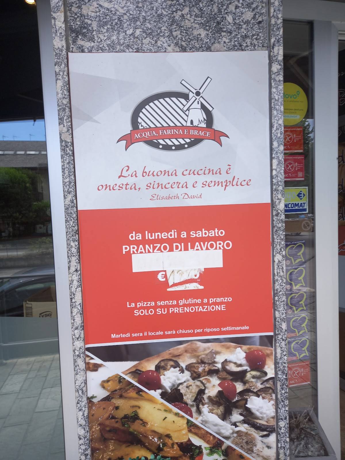 Menu di Acqua Farina Brace 