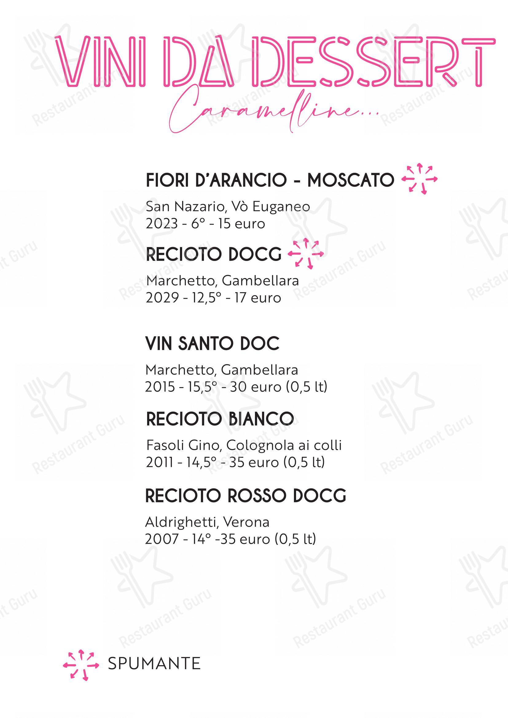 Menu di Agriturismo I Peccati della Terra - Menu