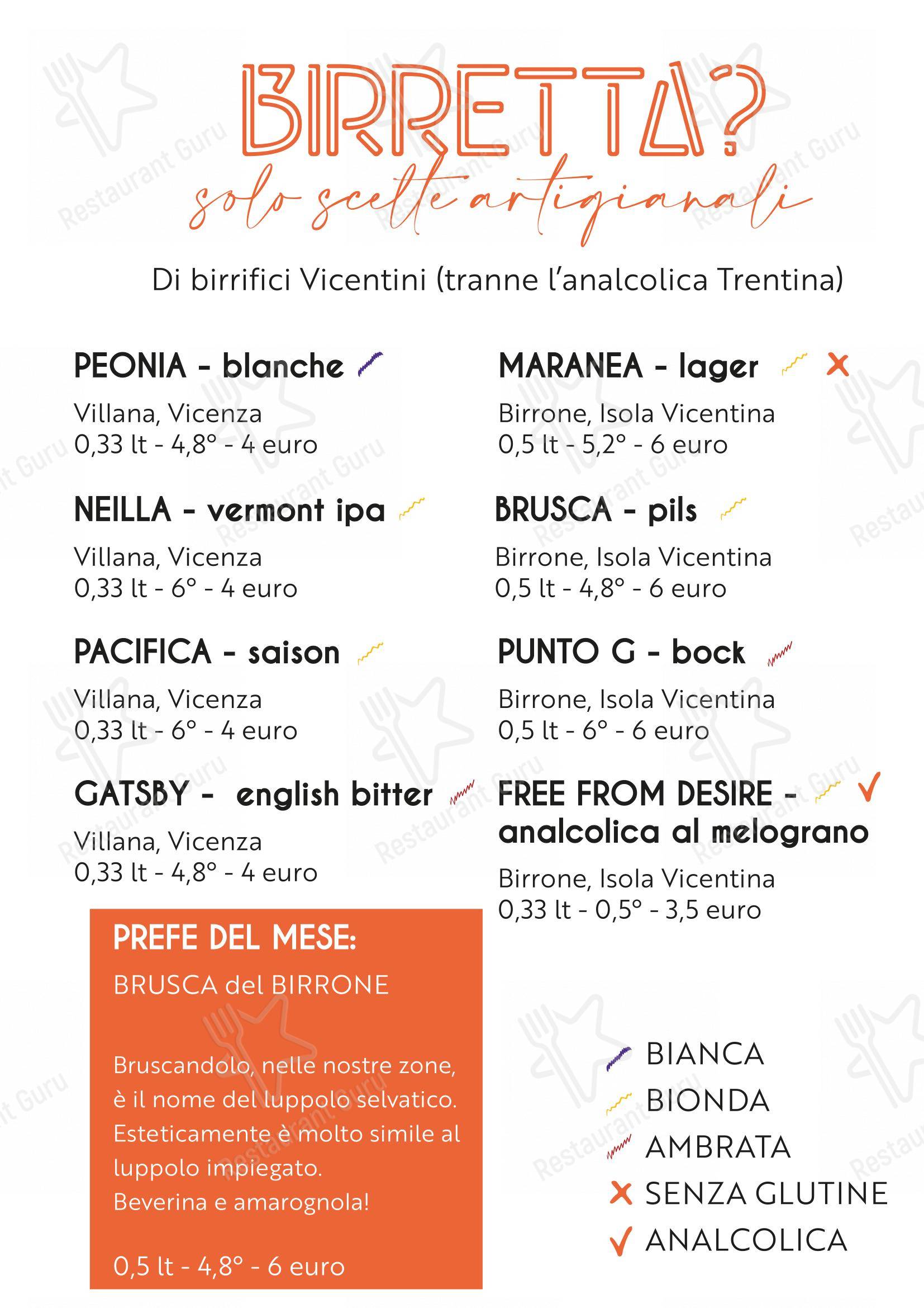 Agriturismo I Peccati della Terra in Montecchio Maggiore-Alte Ceccato - Menu bar