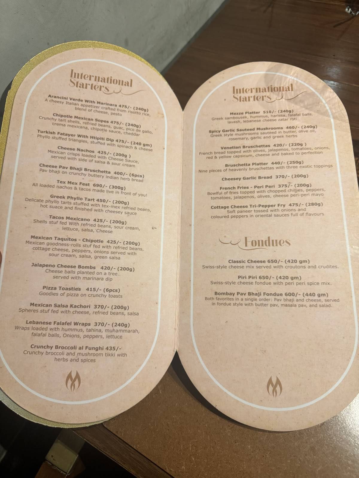 Megma Restaurant & Banquets menu