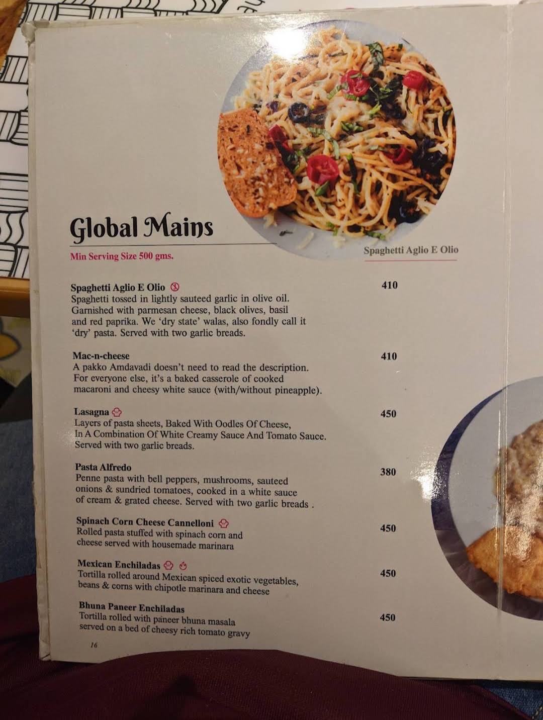 Nini's Kitchen - Panchvati menu