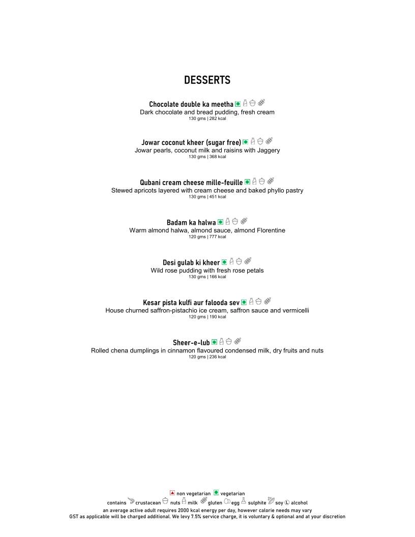 Aish - The Park menu