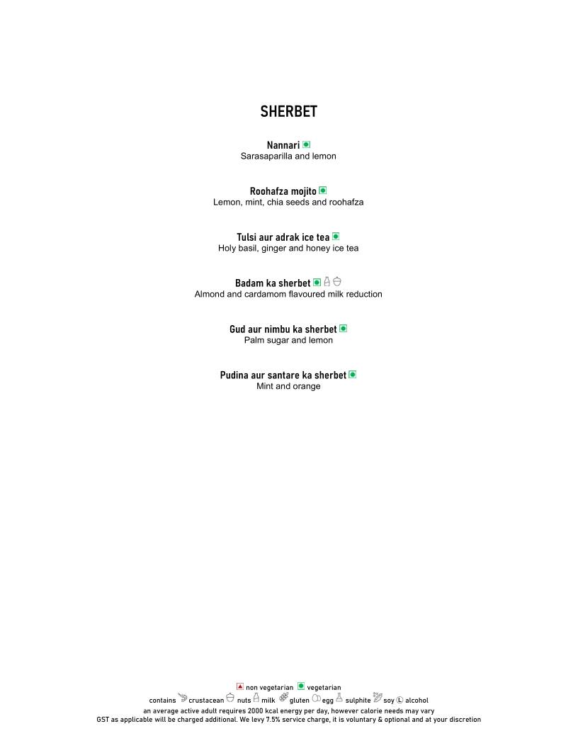 Aish - The Park menu