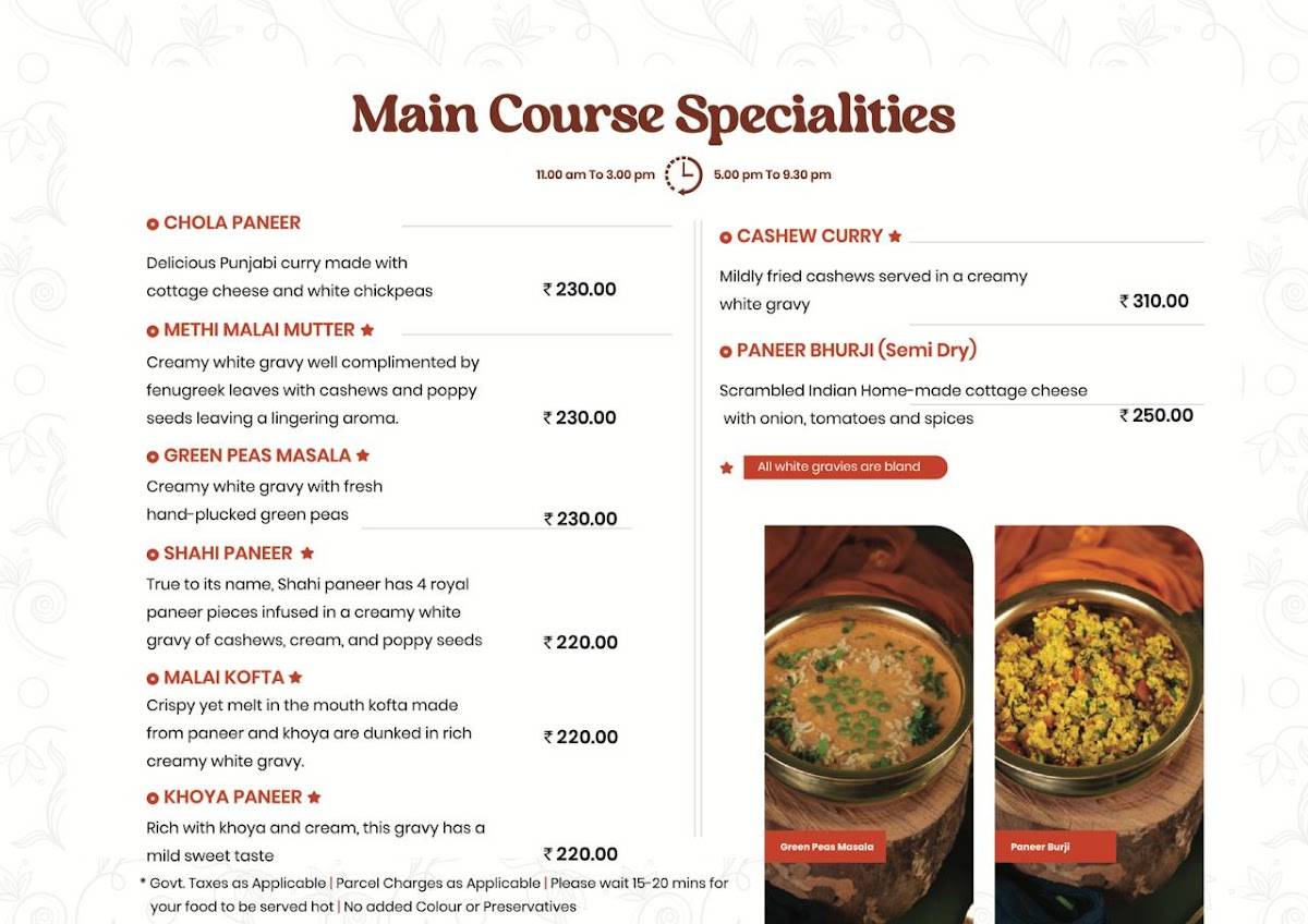 Ajay's Delhiwala Sweet Home menu