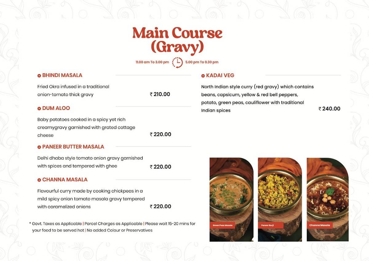 Ajay's Delhiwala Sweet Home menu