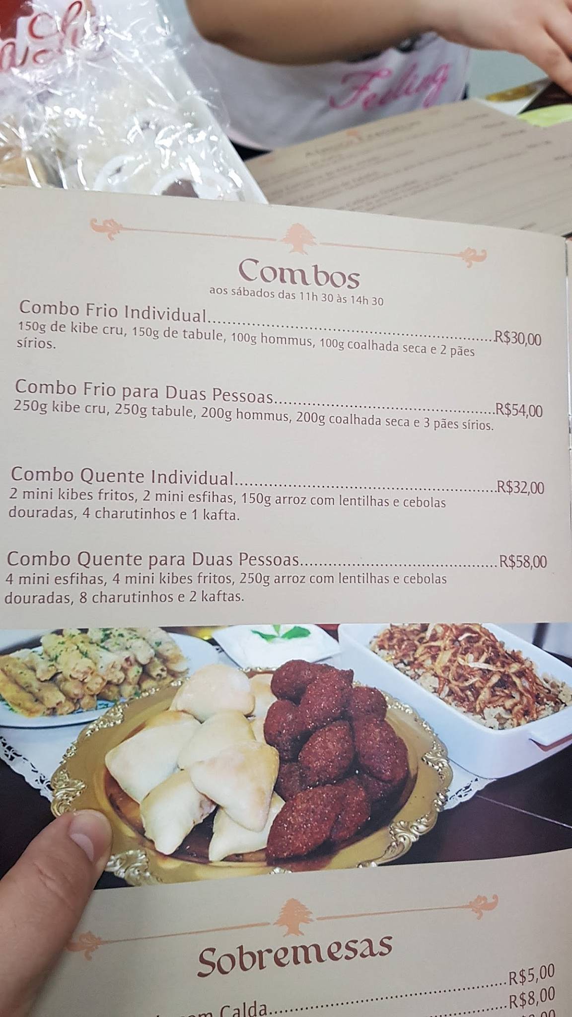 Al Bak - Lanchonete Árabe cardápio