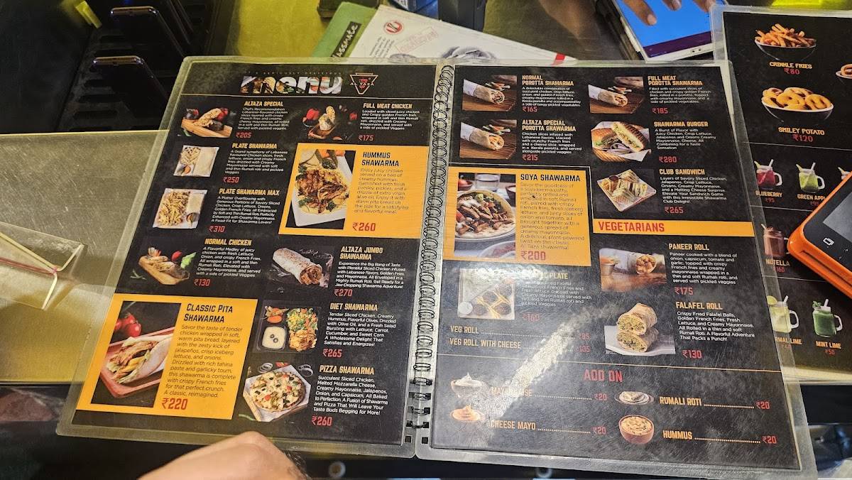 Al Taza - Edappally menu