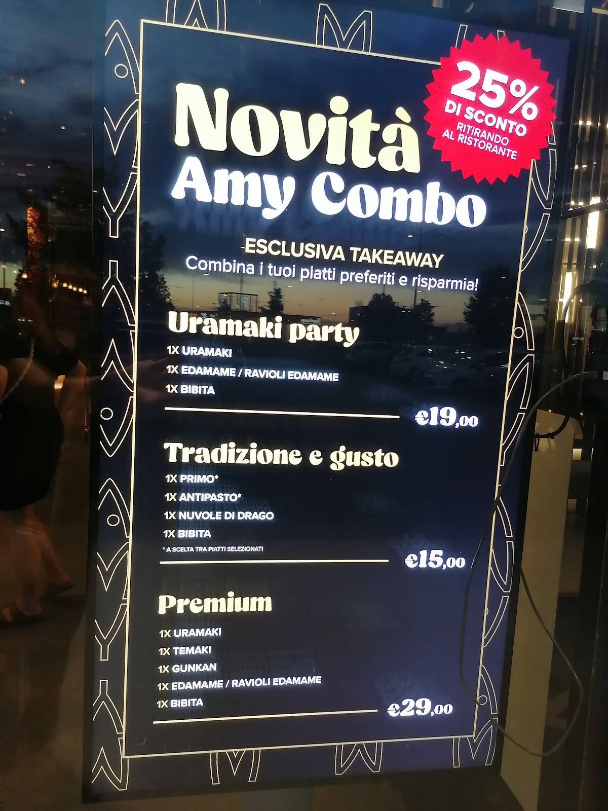 Menu di Amy Sushi Forlì 