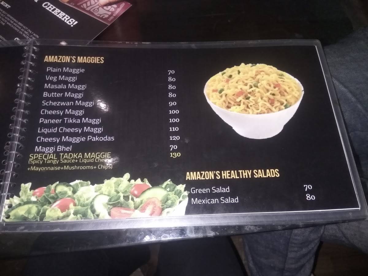 Cafe Amazon menu