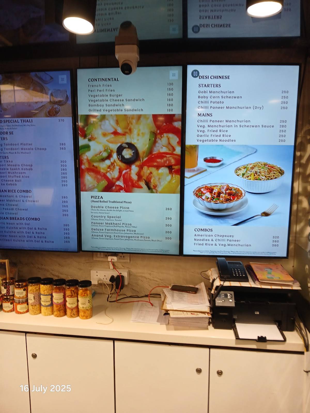 Anand Sweets - Bannerghatta menu