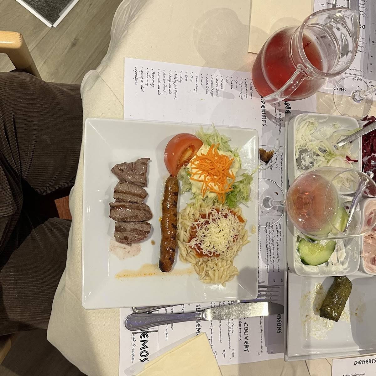 Menu de Anemos