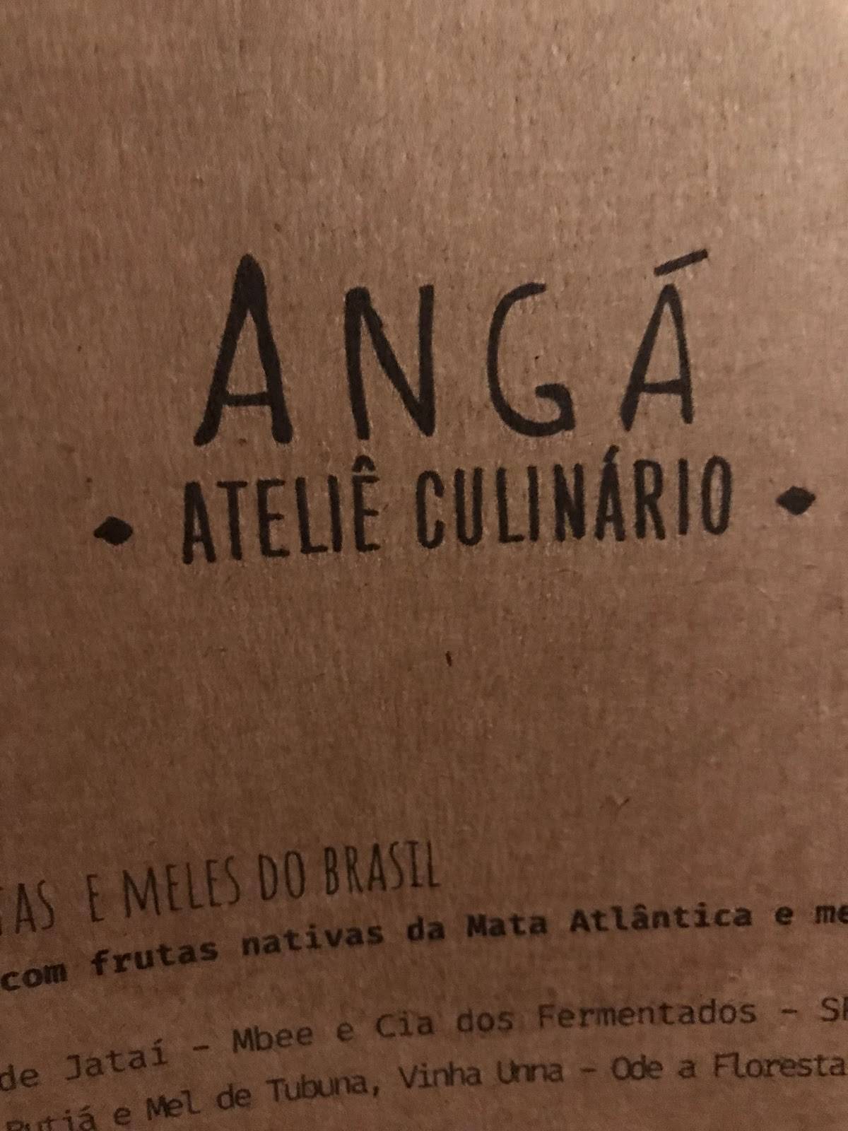 Angá Ateliê Culinário cardápio