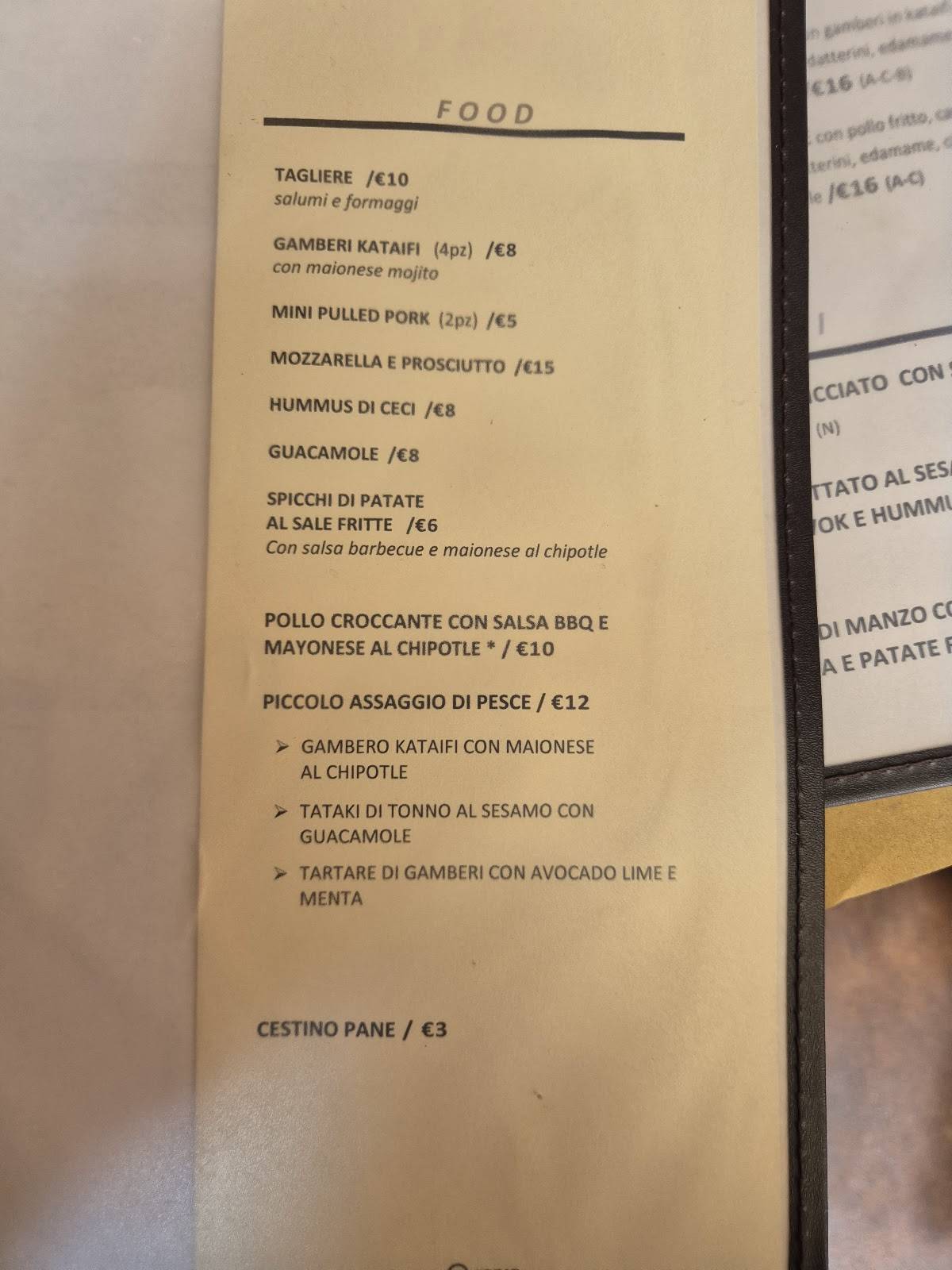 Menu di Angolo Sciarra 