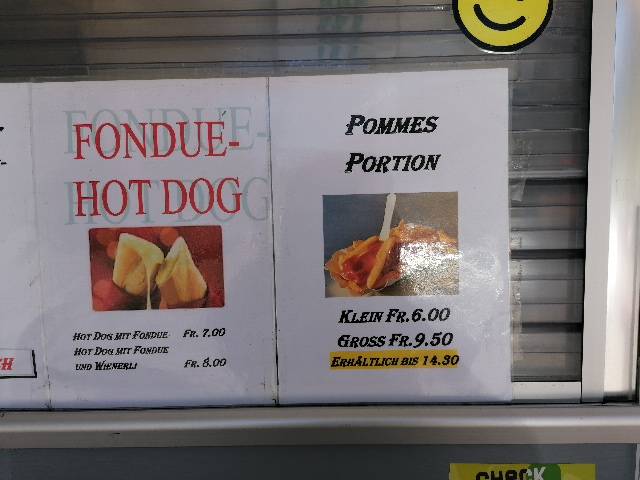 Menu di Anitas Grillwägeli, Jürgen’s Grillwürste 