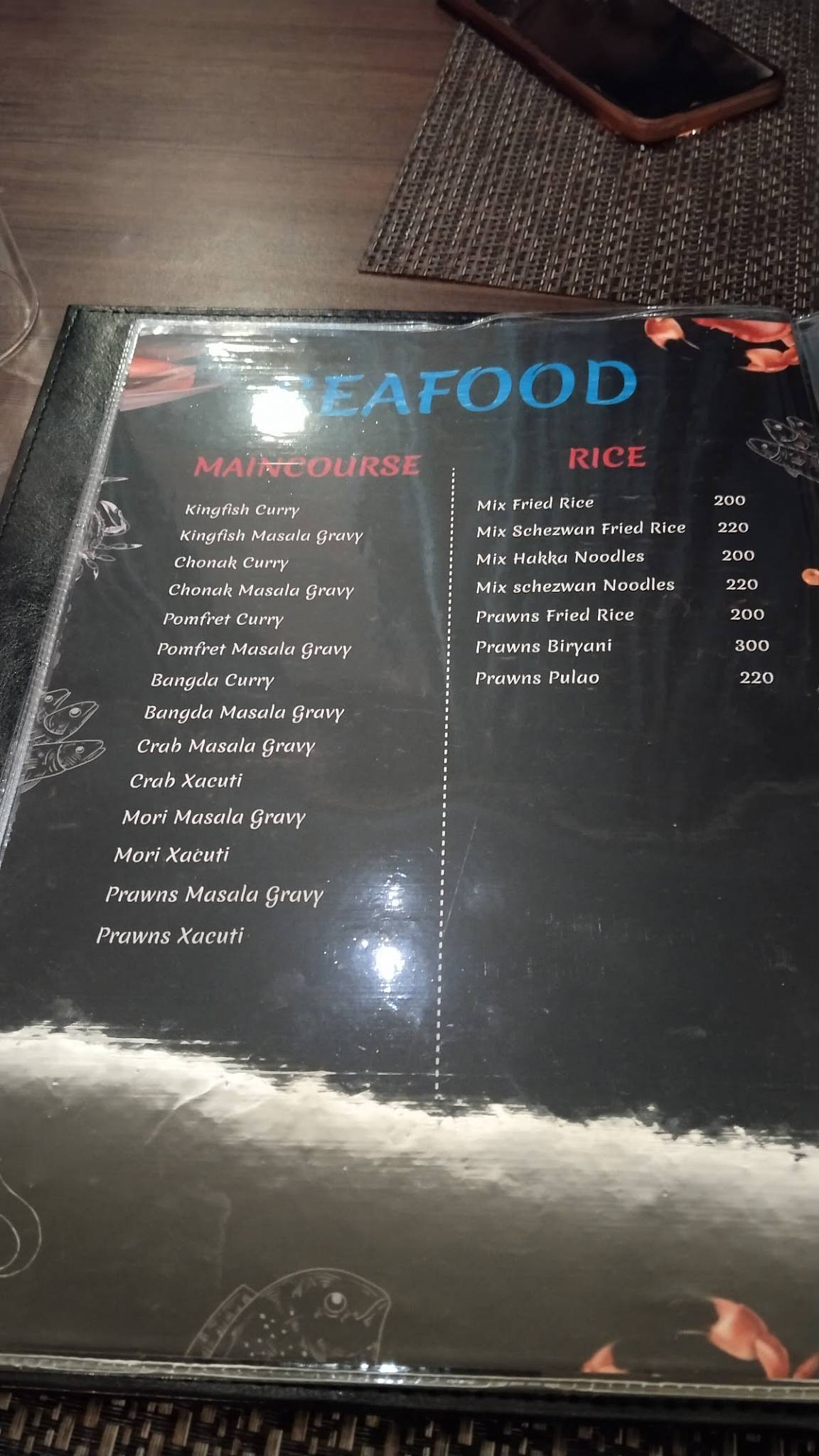 Ankita Classic Warkhand Road menu