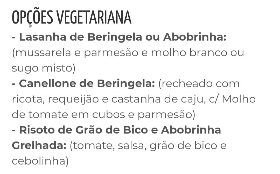 Restaurante Morro do Ronque cardápio