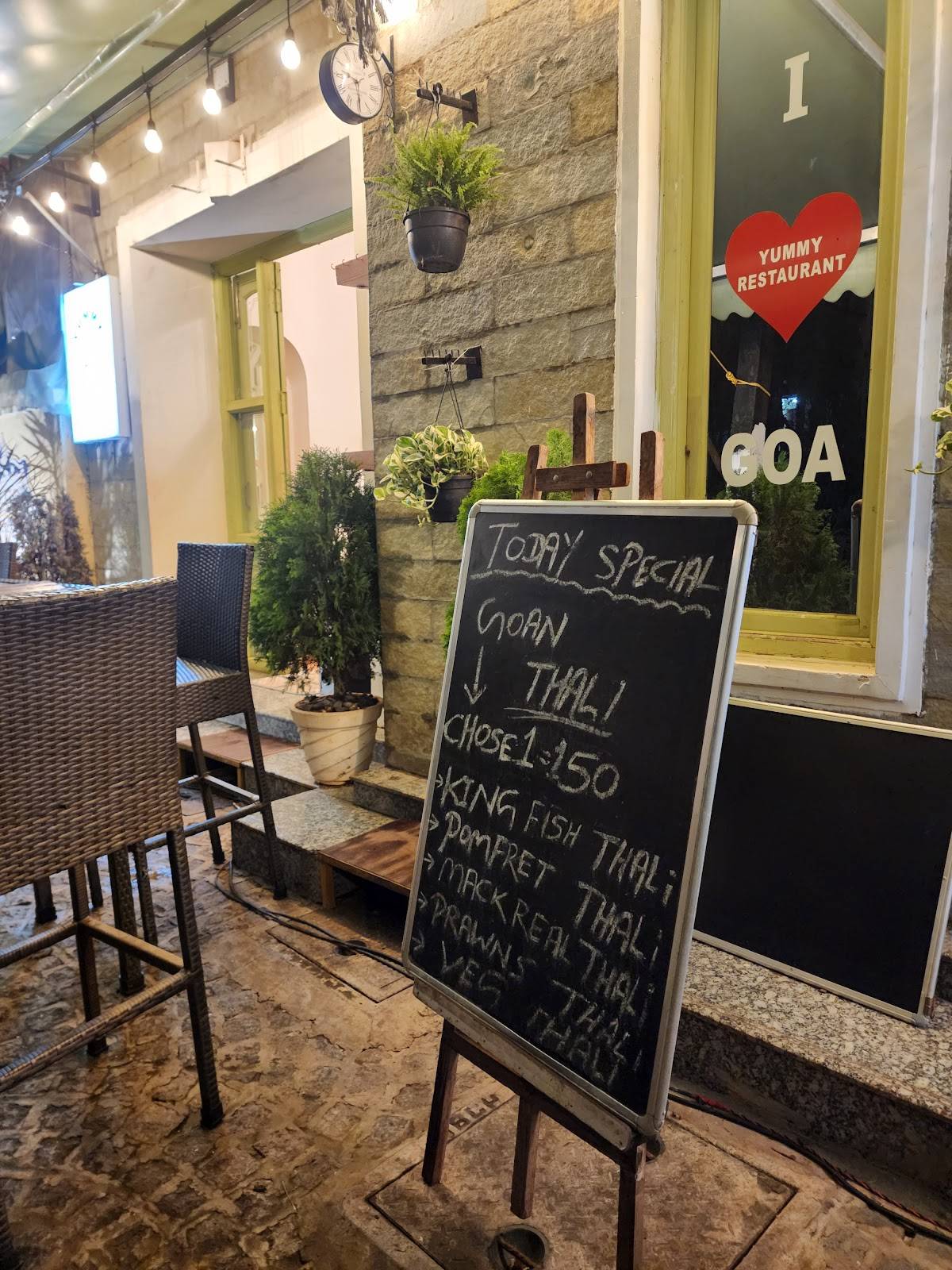 Yummy Restaurant menu