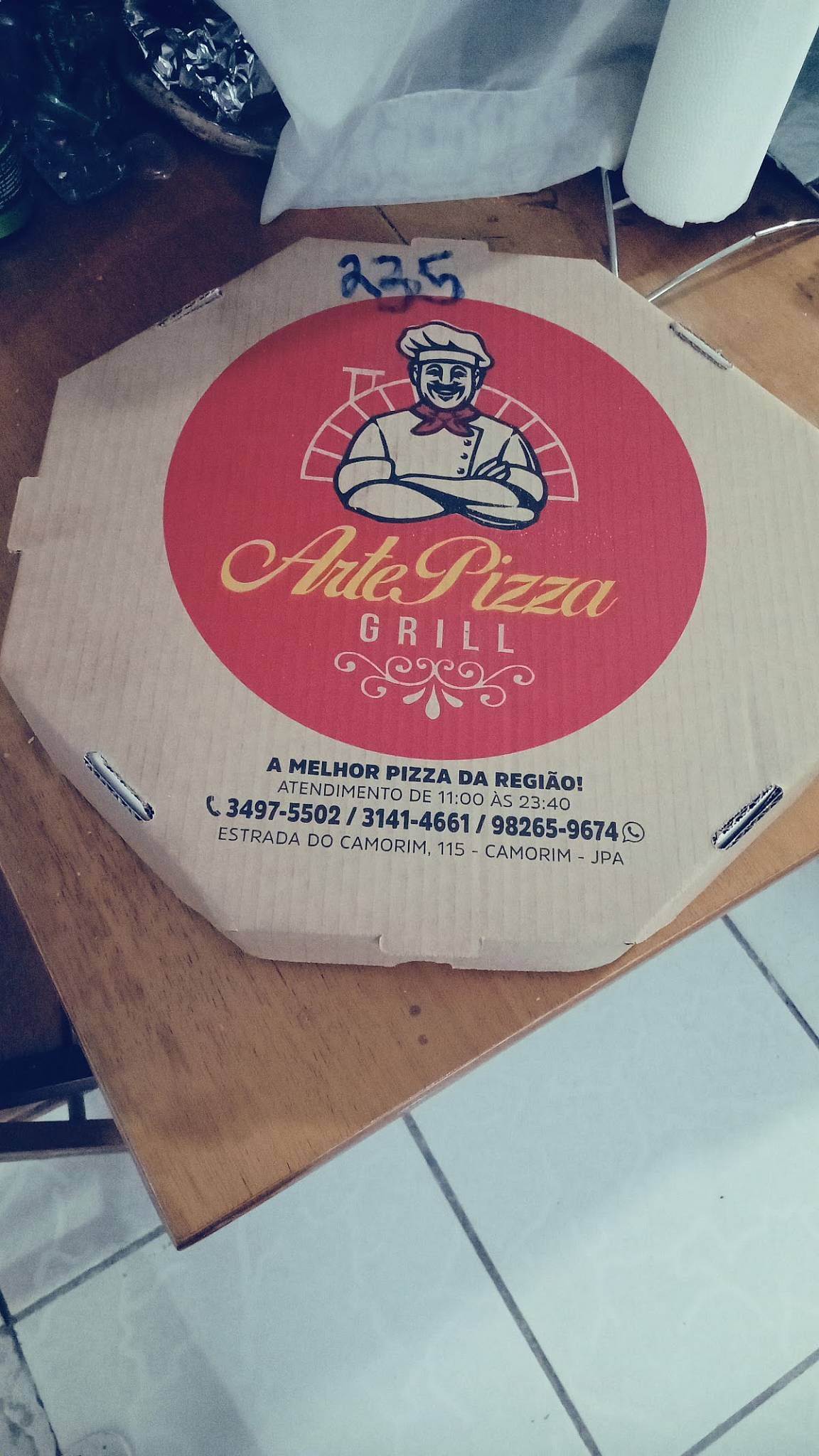 Arte Pizza Grill cardápio