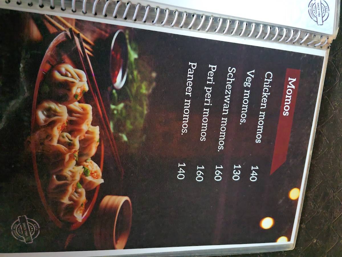Arya Cake World menu