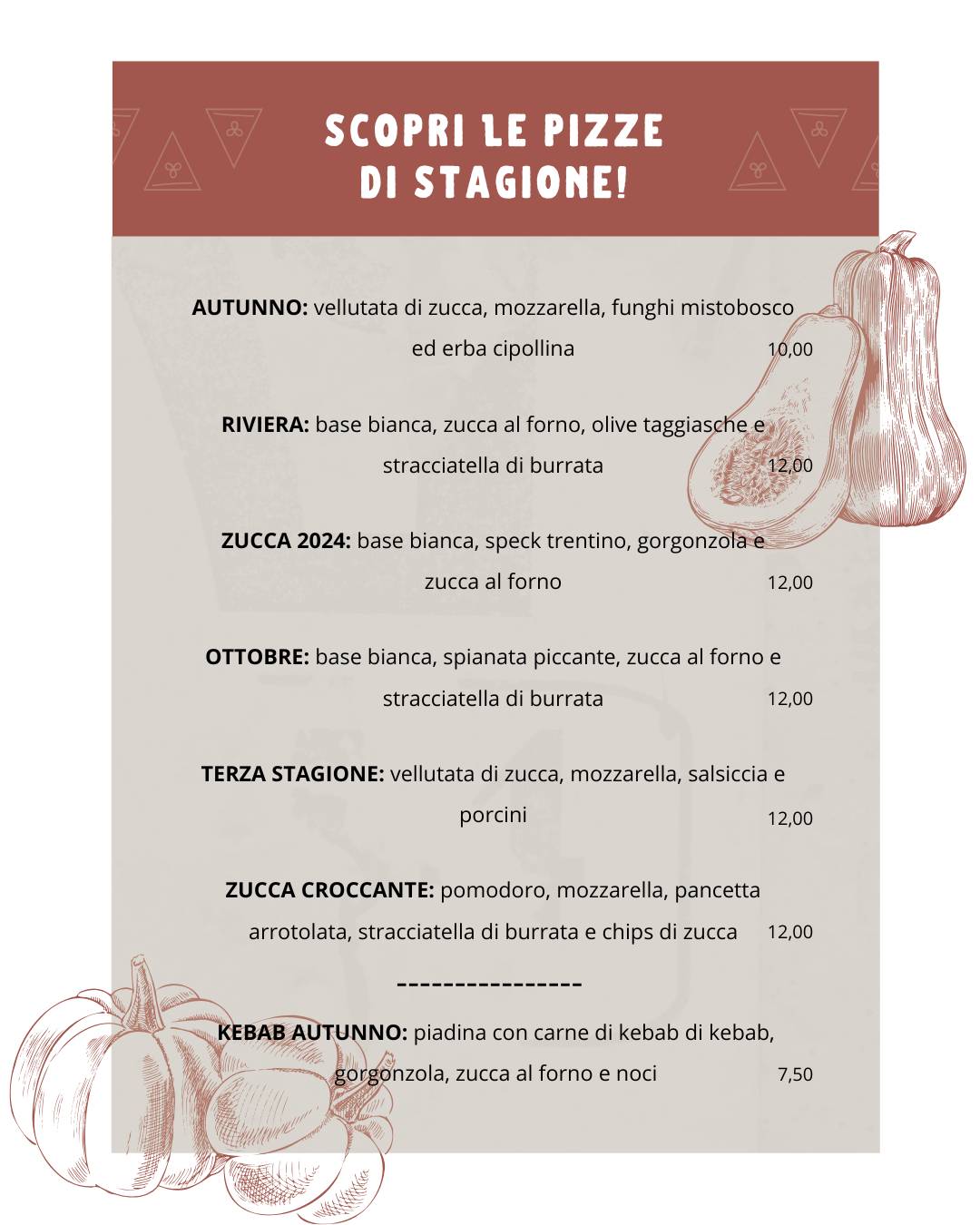 Menu di Astro Pizza & Kebab 