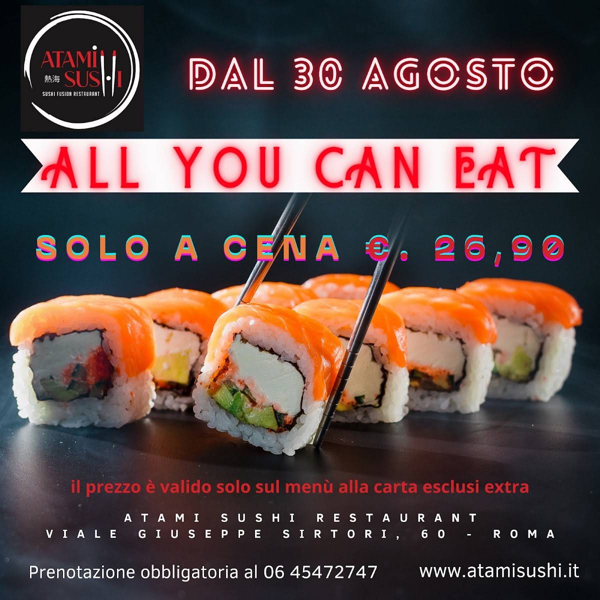Menu di Atami Sushi 
