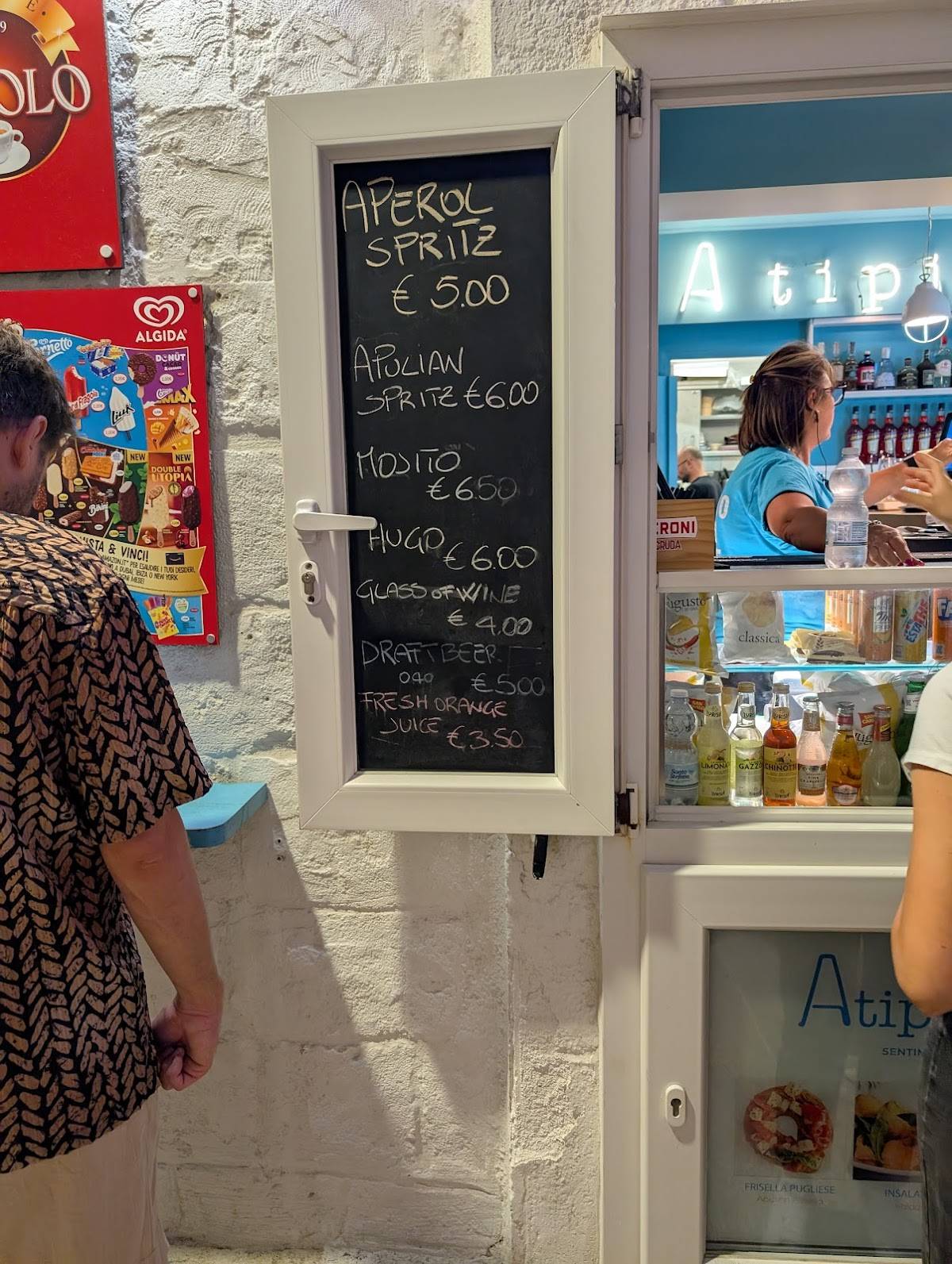 Menu de Atipico