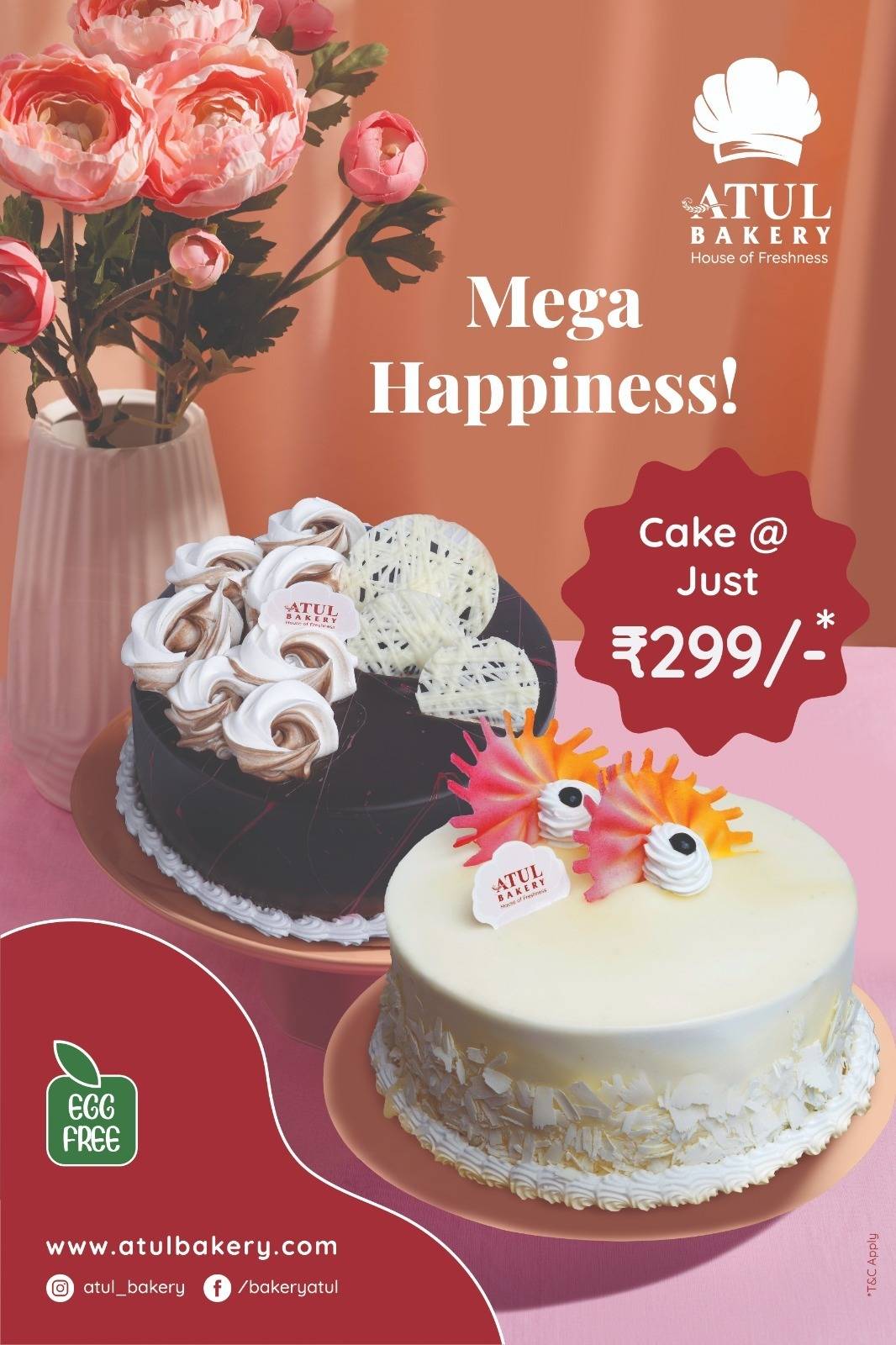 Atul Bakery Abhushan Complex Alkapuri Surat menu