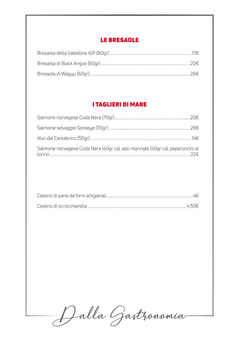 Menu di Aventina 