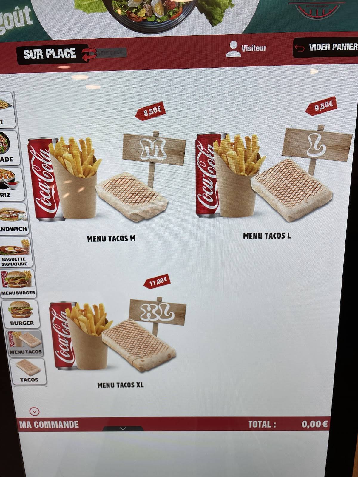 Menu de BAIT'S GRILL