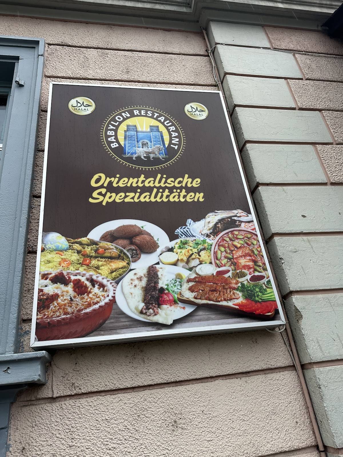 Menu di Babylon Restaurant 