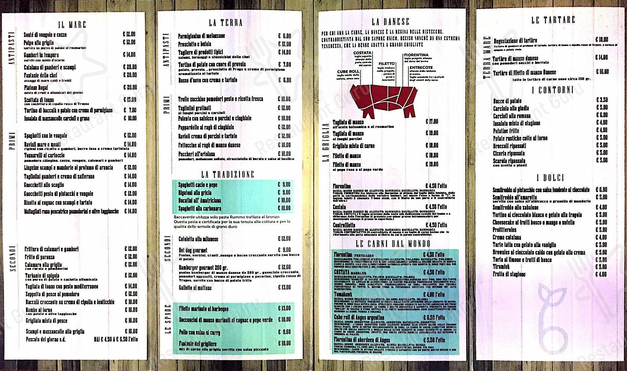 Guarda il menu di Corvo allegro