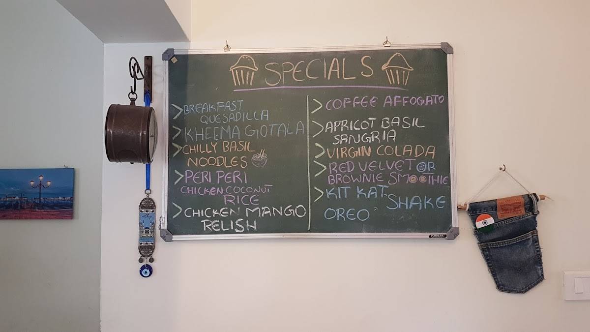Baker's Treat menu