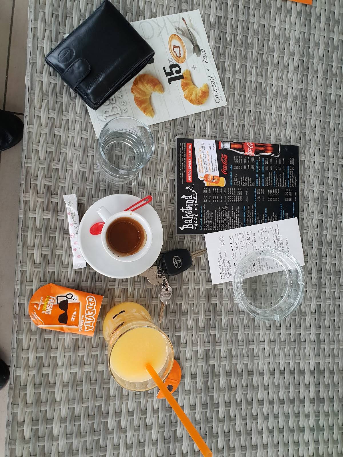 Menu di Baketina - Caffe bar 