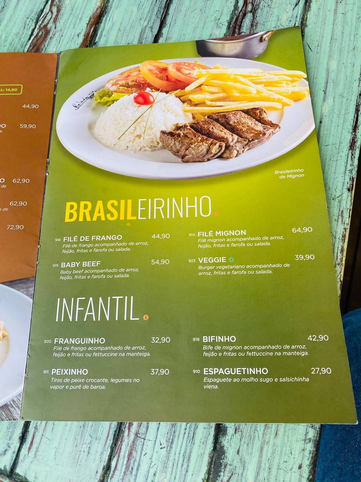 Baladinha Praia da Barra cardápio
