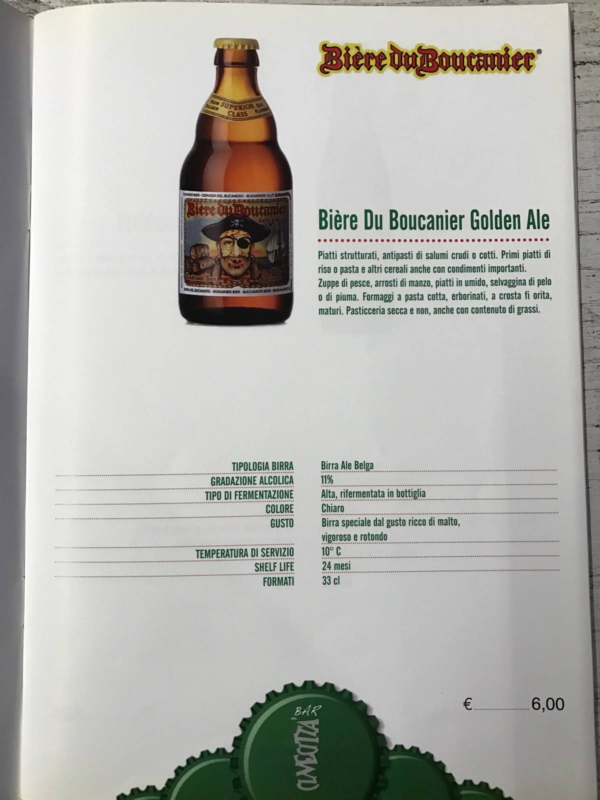 Menu di Bar Cinecittà 