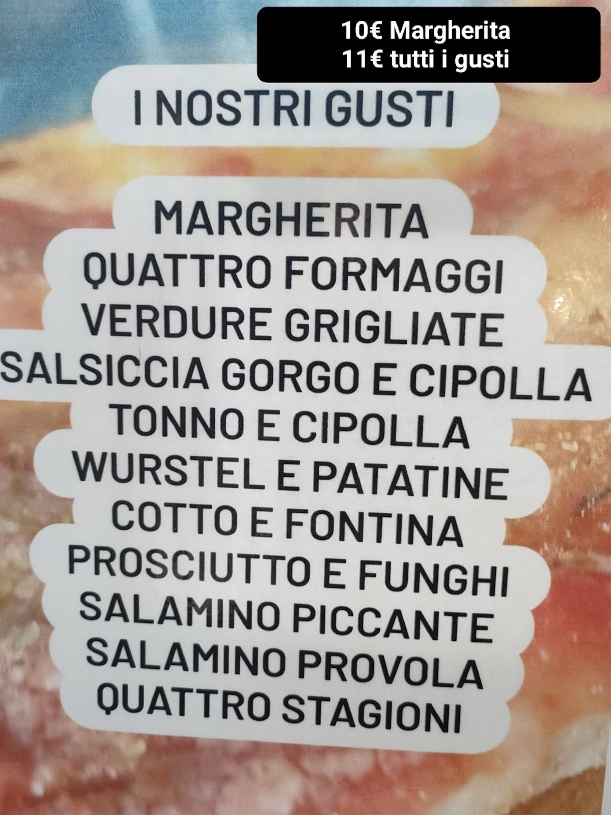 Menu di Bar Sorriso 